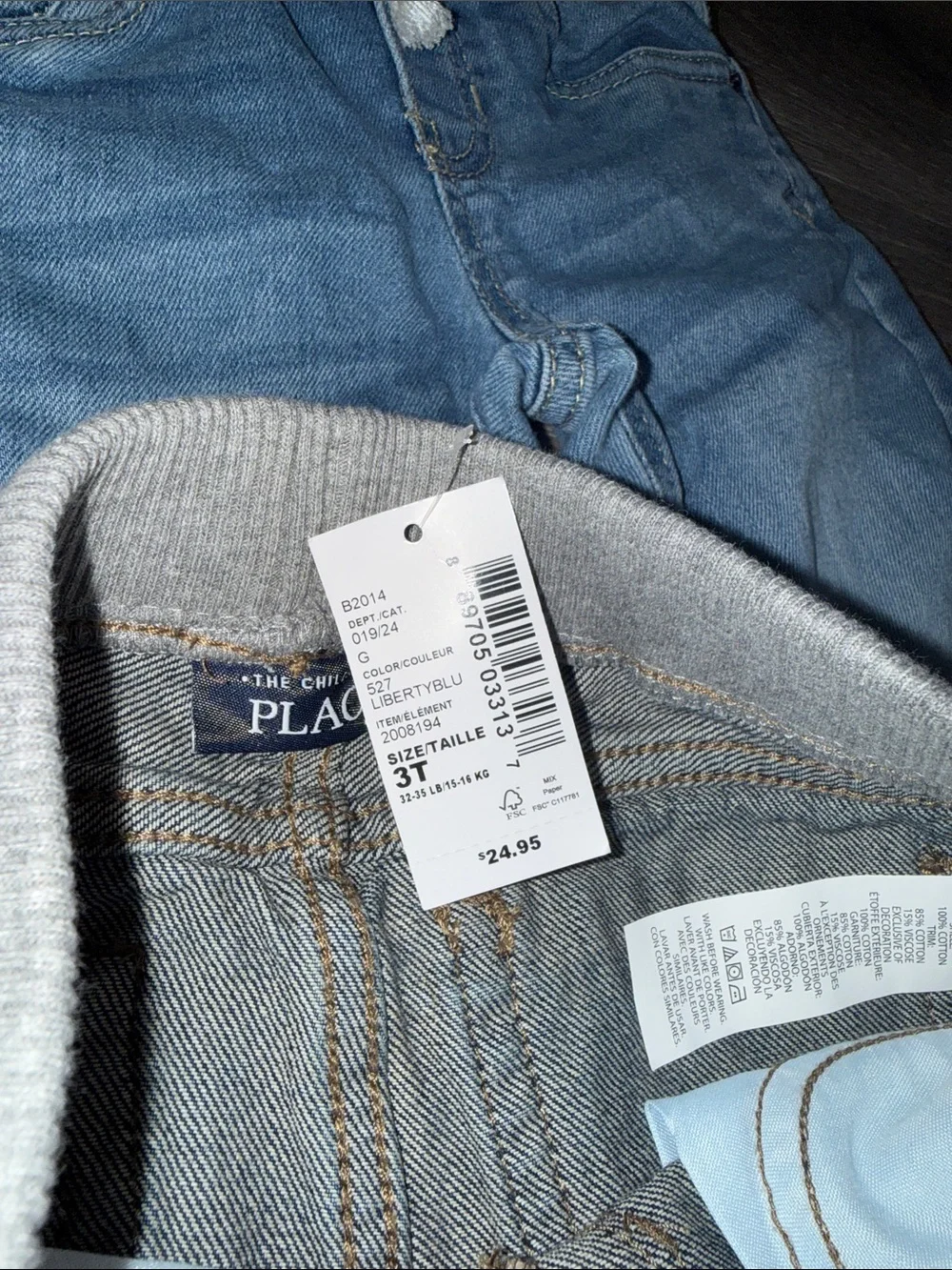 3T Denim Kids Jeans Lot of 6